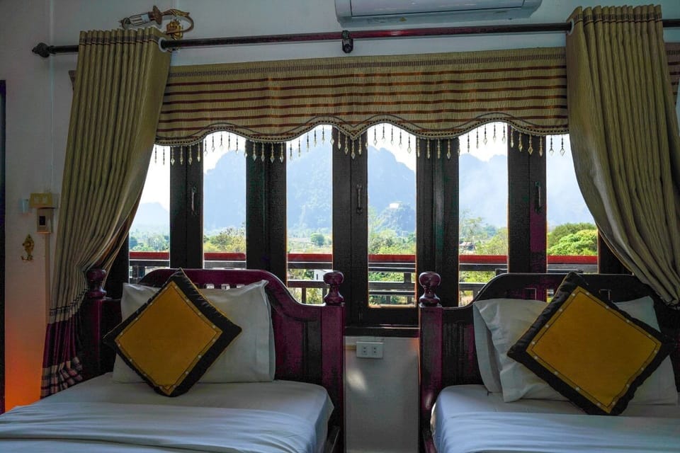 Economy Twin Room, Balcony, Mountain View | Balcony view