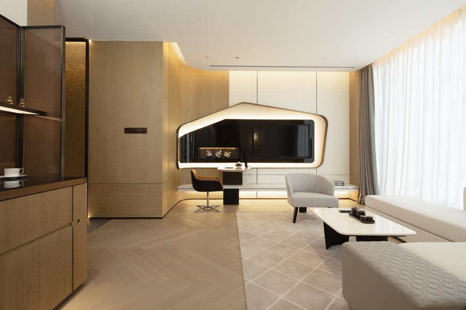 Luxury Suite, Non Smoking, City View | Premium bedding, down comforters, free minibar items, in-room safe