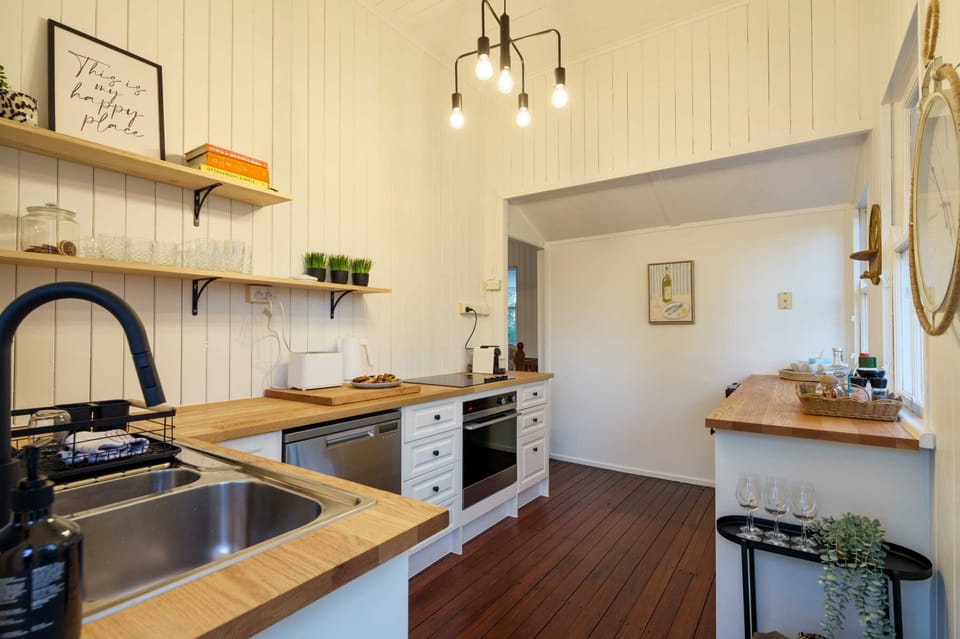 Our fully equipped upstairs kitchen