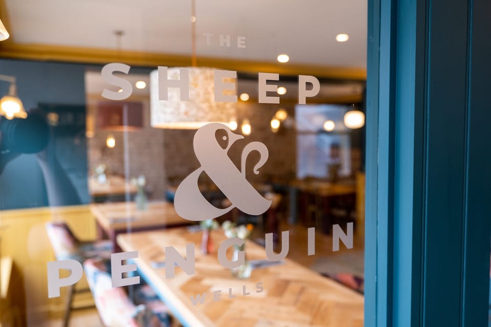 The Sheep and Penguin Hotel in Mendip District