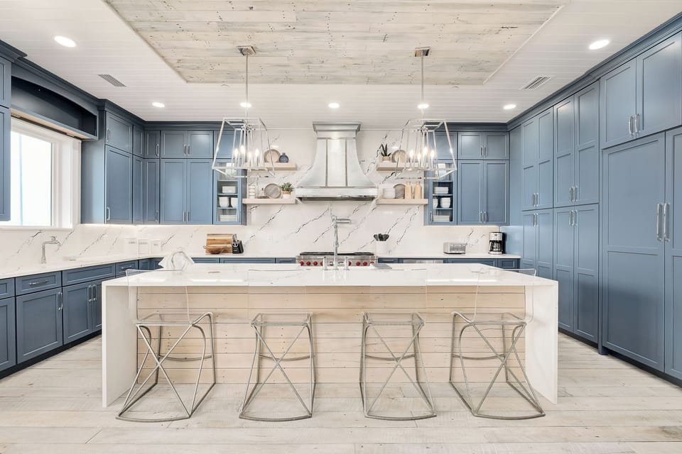 Gourmet kitchen that will inspire the chef in the crew.
