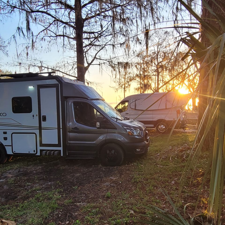 RV parking and hook-ups