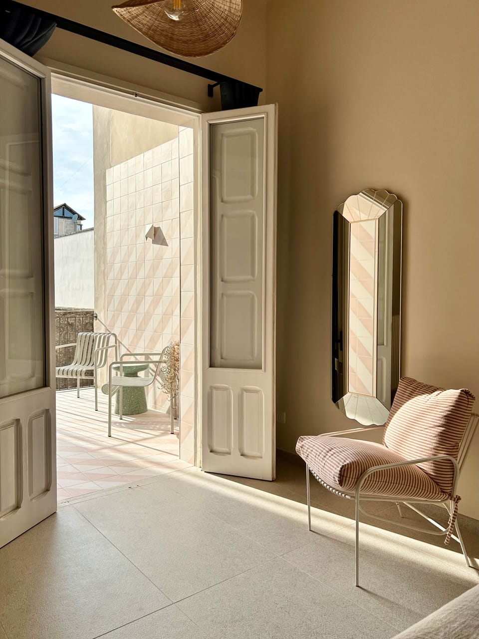 Bedroom 1 connects to a large private balcony. Perfect for a morning coffee