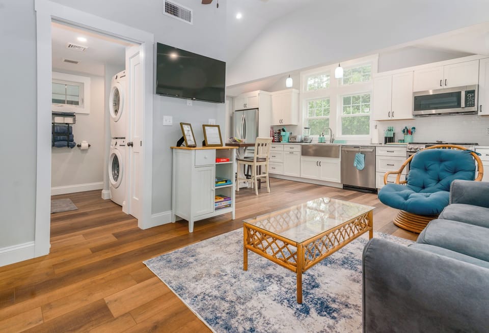 View of the living space from the entrance