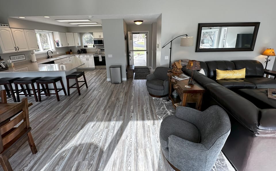 Open floor plan - entry with a view!