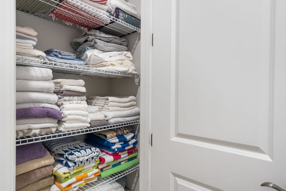 Additional linens and towels