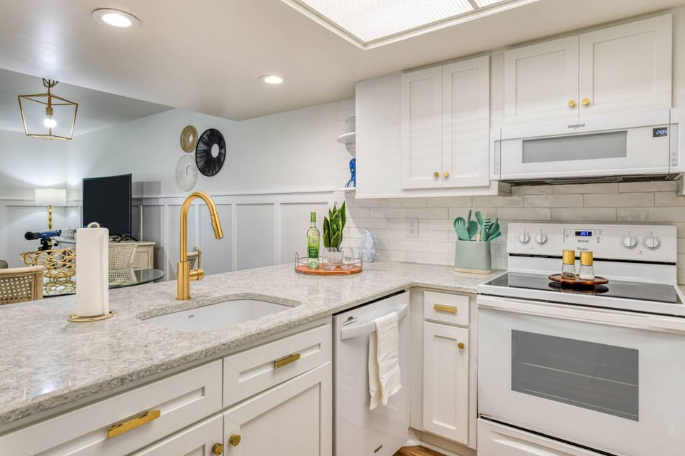 Updated appliances allow you to cook in comfort.