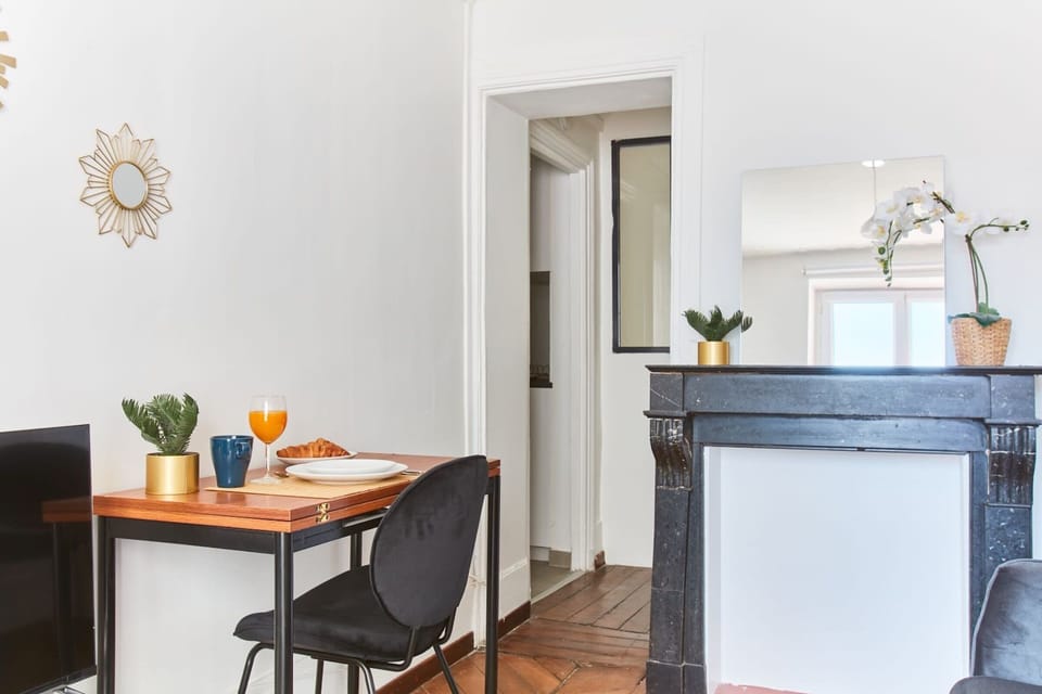 The dining area