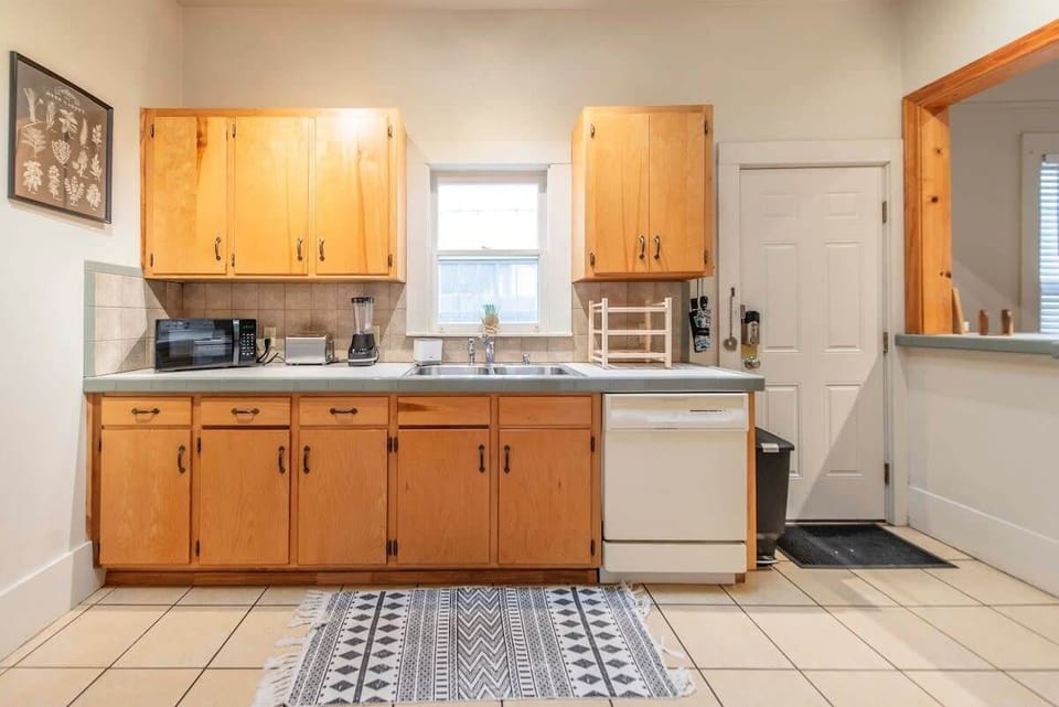 Dishwasher Sink and front Door