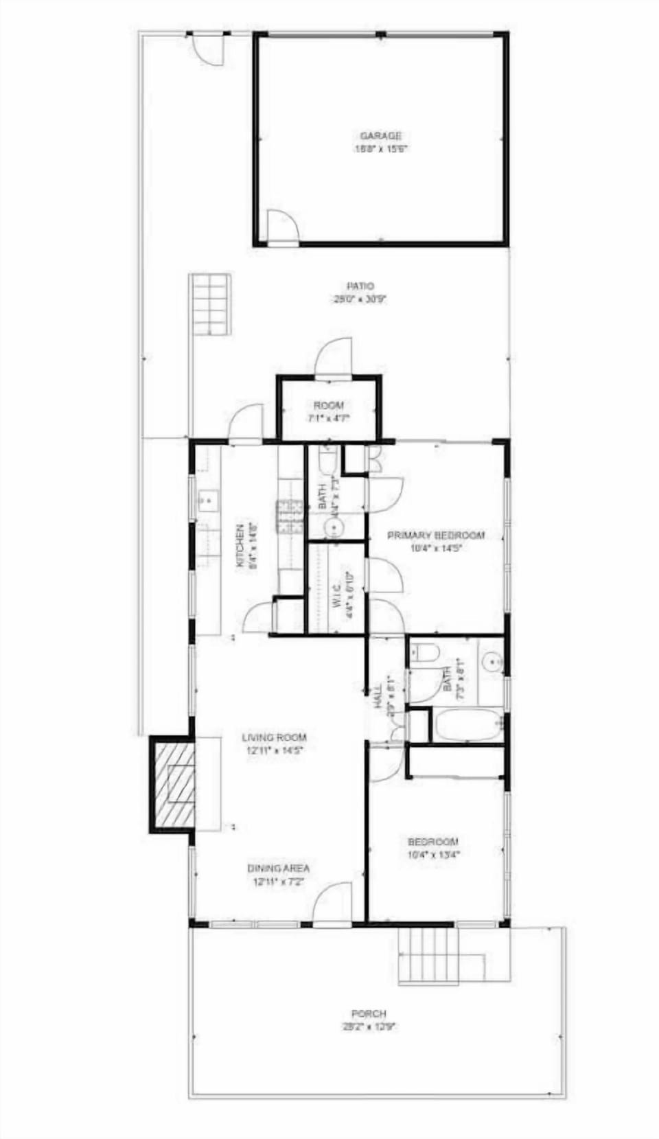 1009 West Bay floorplan