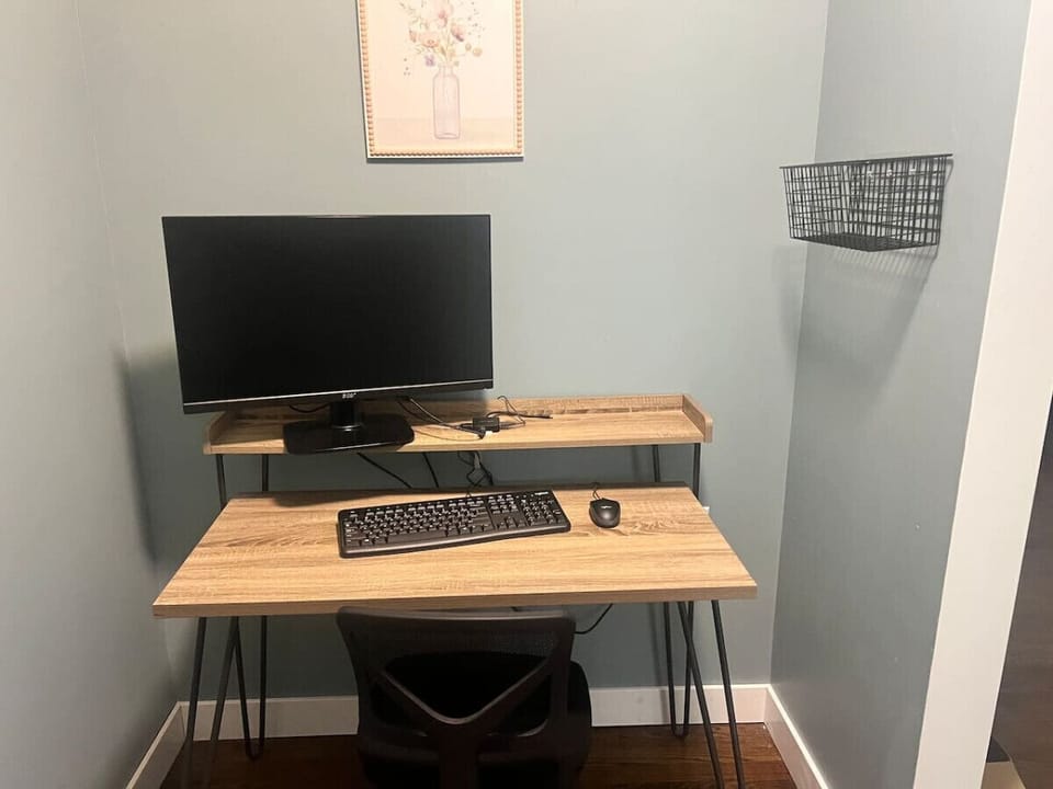 We provide a monitor, keyboard, and mouse