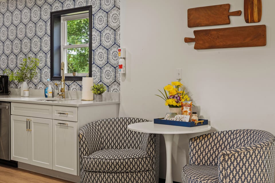 Dining nook.