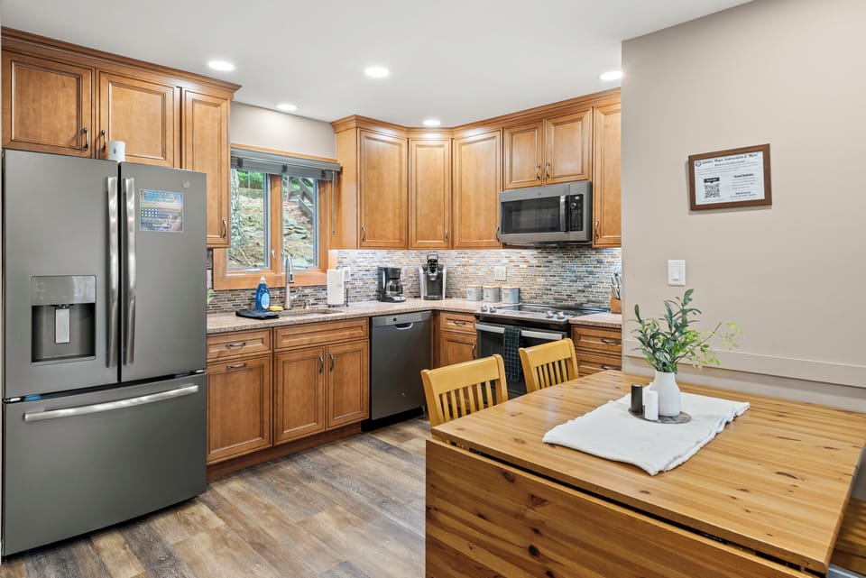 Kitchen and dining.