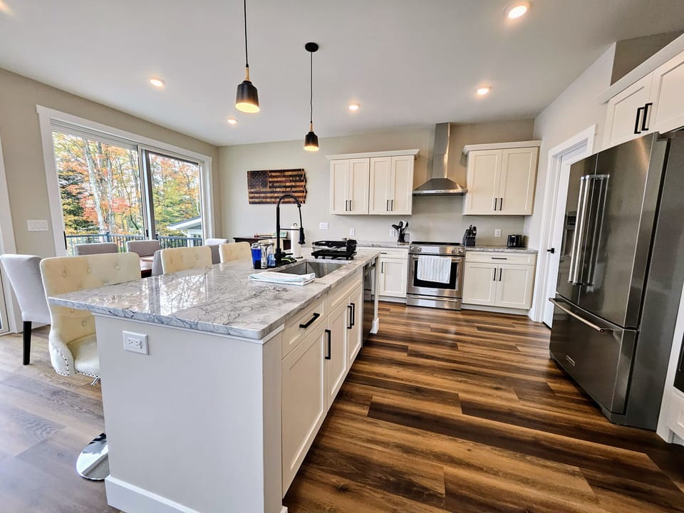 Fully-equipped kitchen.