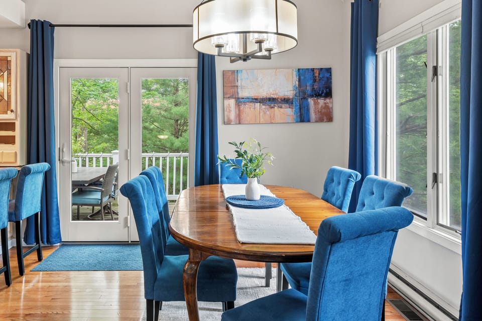 Elegant dining area