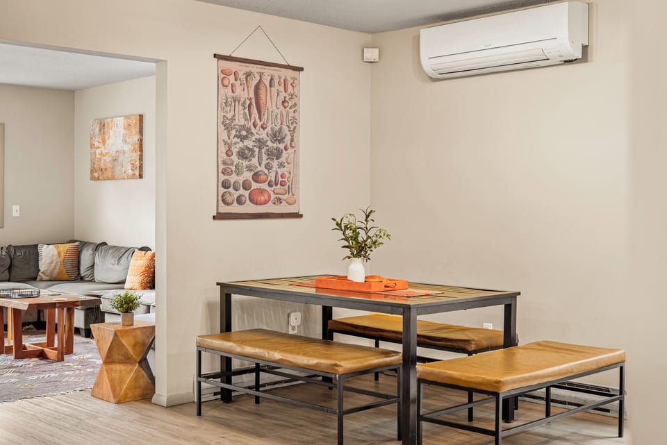 Dining table.