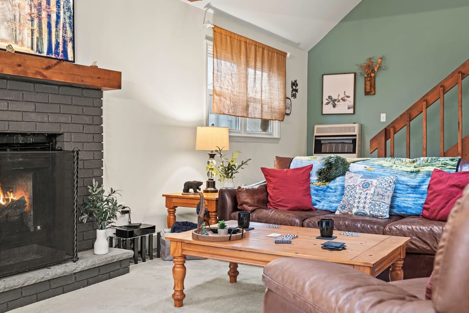 Fireplace for cozy relaxation.