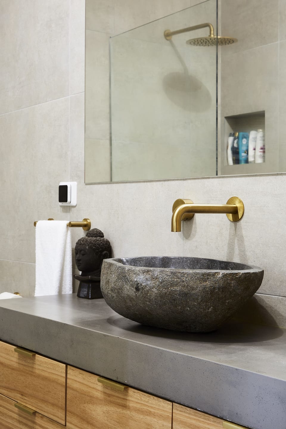 Drift away in our luxurious bathroom