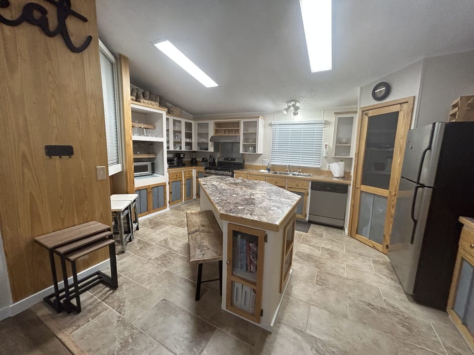 Spacious Industrial Modern Kitchen