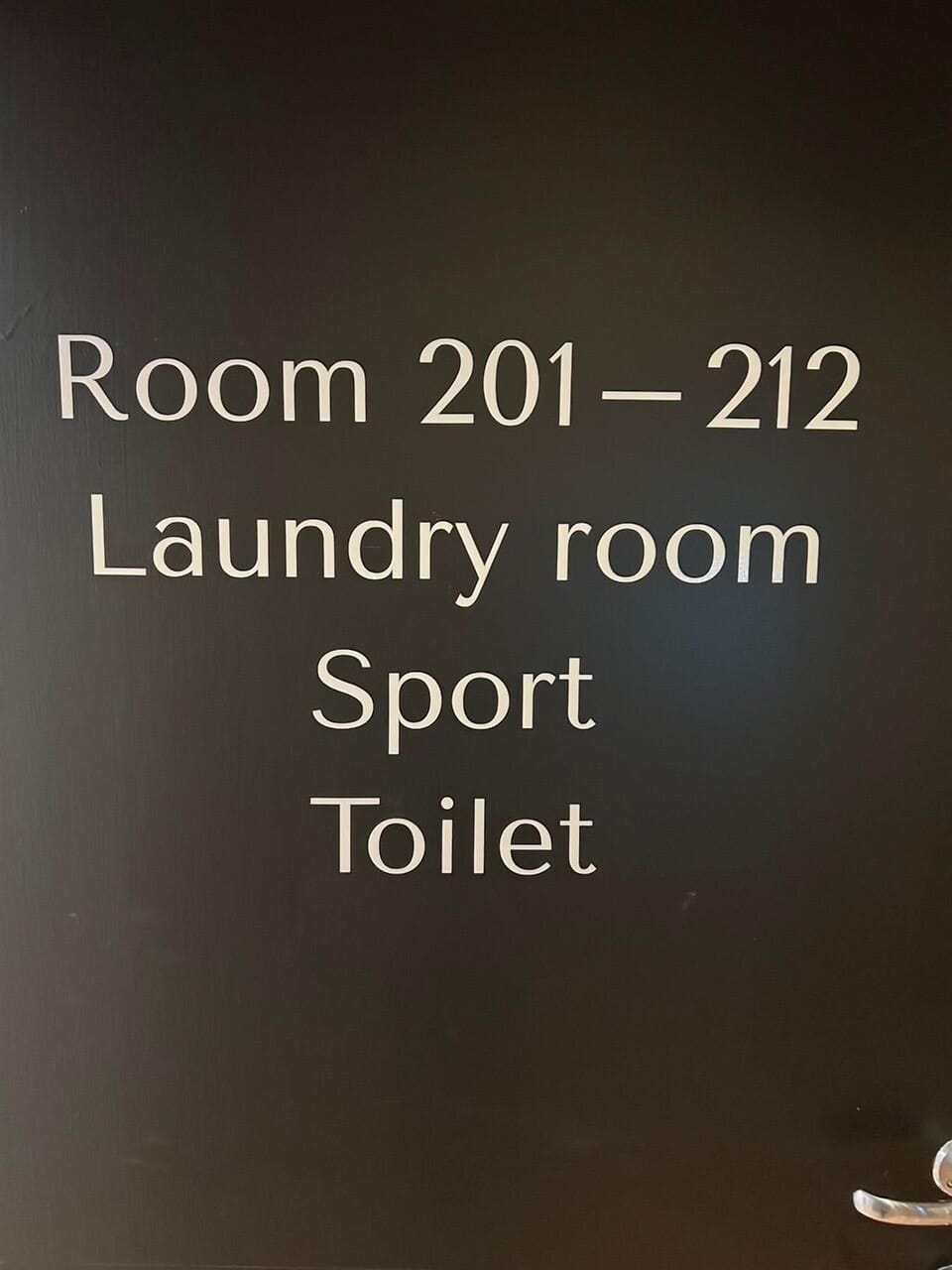 Laundry room