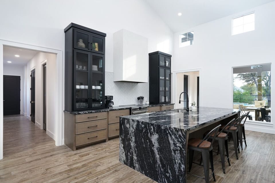 Ready, set, cook! Our fully stocked kitchen awaits your culinary adventures