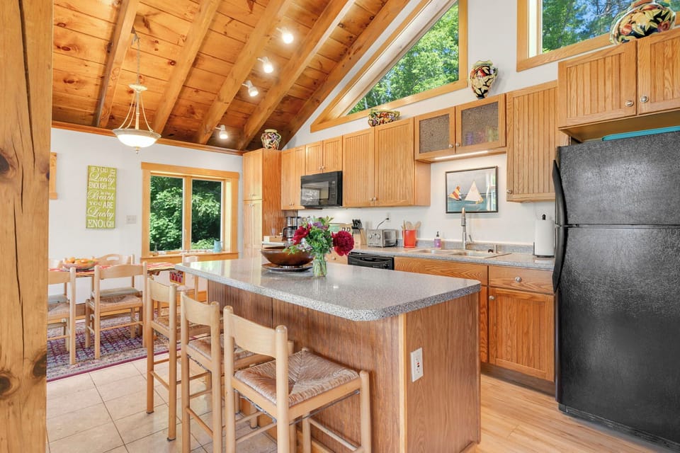 Fully stocked kitchen