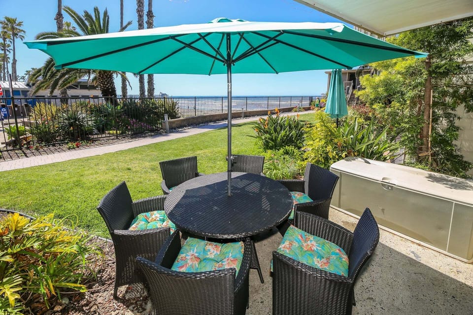 Enjoy your spacious patio with beautiful views and plenty of seating to sip on your morning coffee