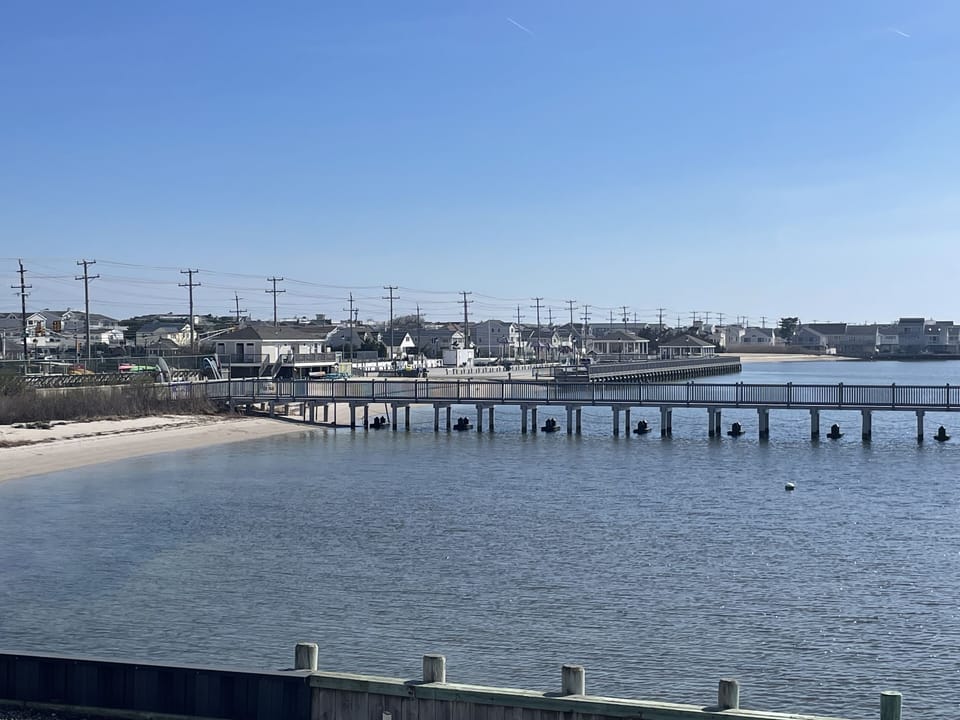 View of Bayview Park from the deck! A great place to kayak or stand up paddle