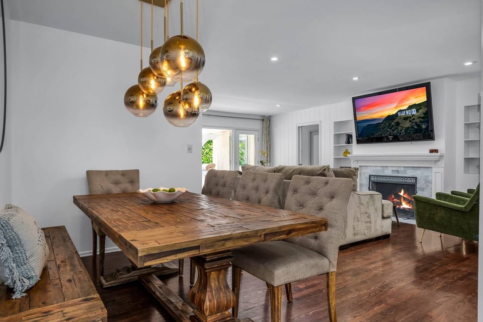 Open Floor Plan Living Dining Area