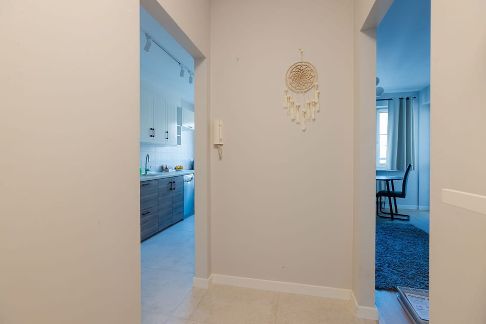 Business Apartment | 1 bedroom, desk, blackout drapes, iron/ironing board