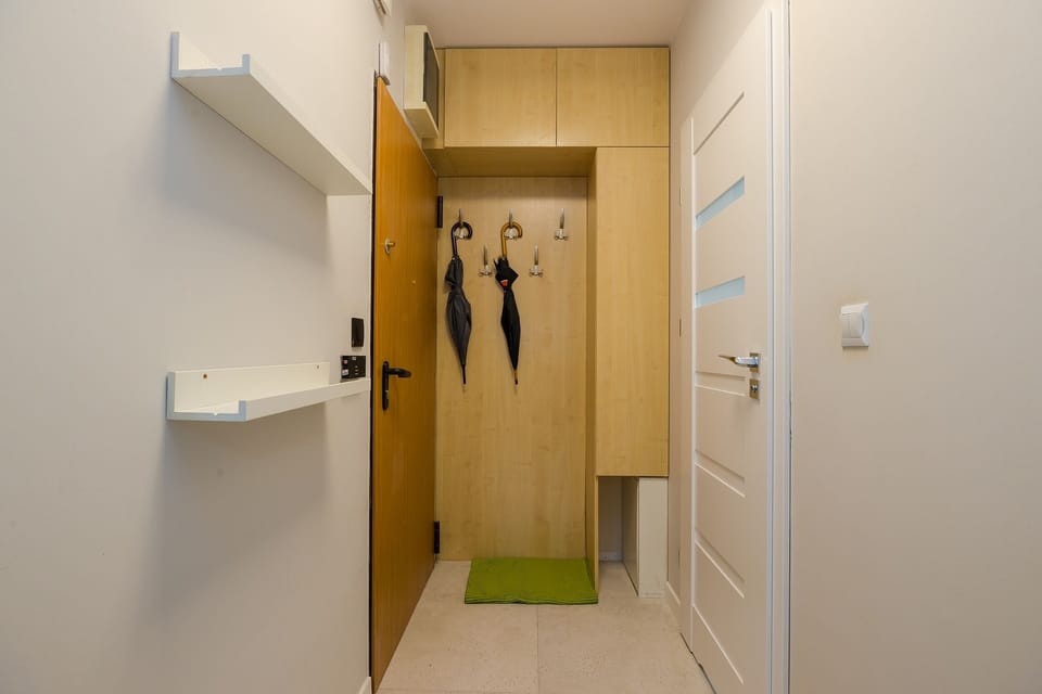 Business Apartment | 1 bedroom, desk, blackout drapes, iron/ironing board