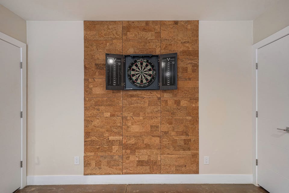Sharpen your aim with our dart board!