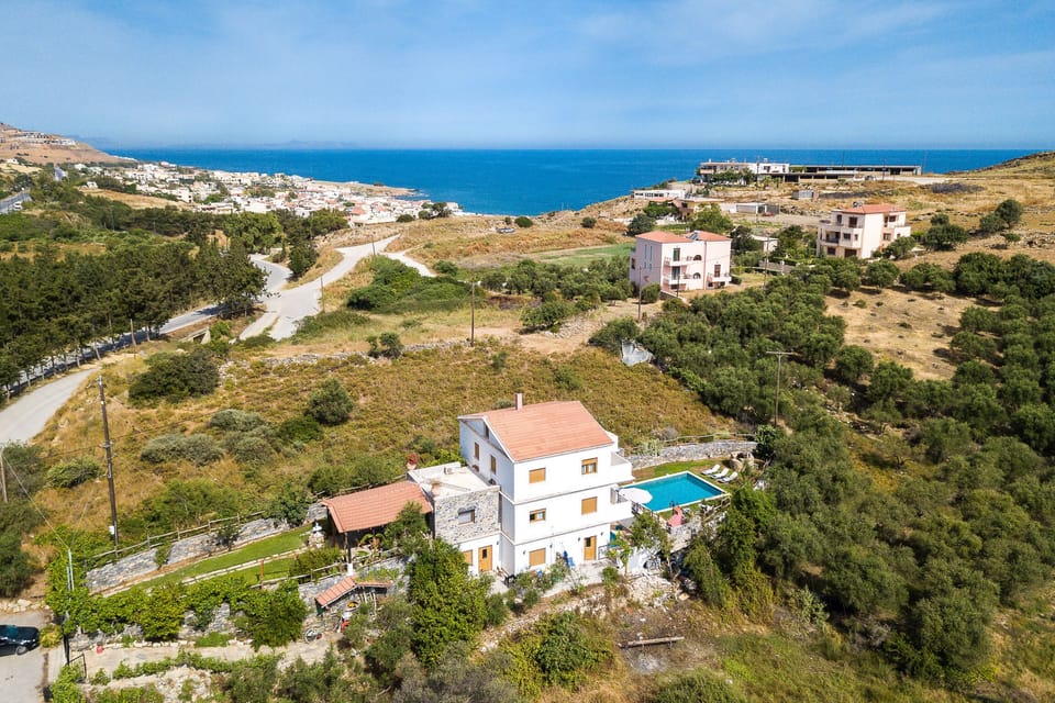 This is how the villa looks from above