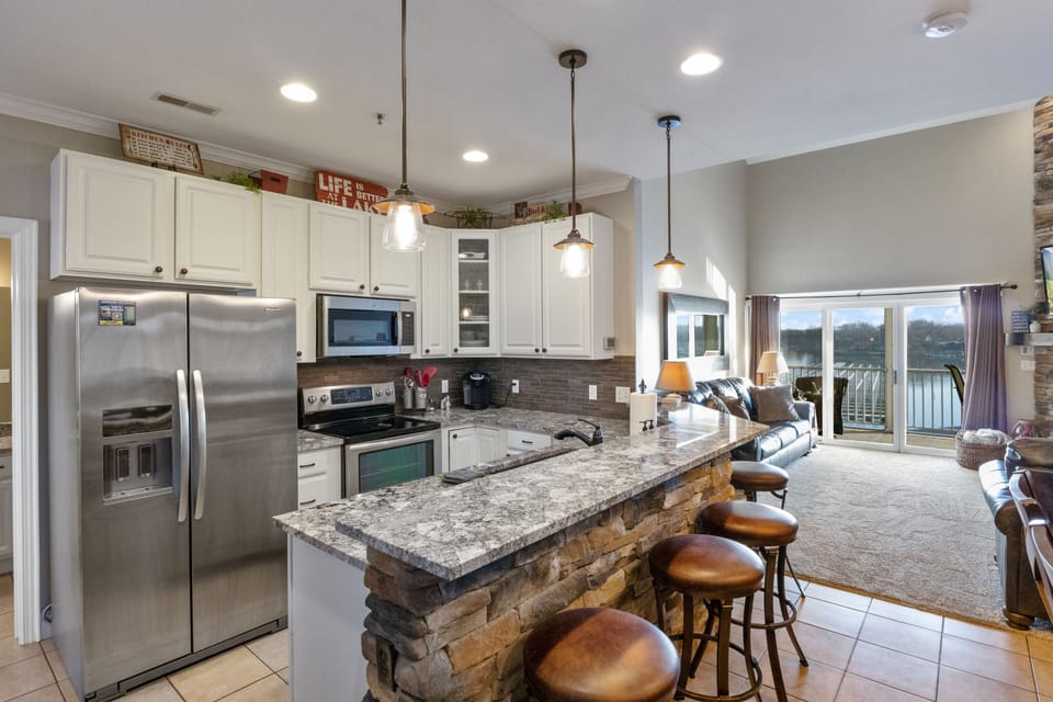Kitchen is well-stocked with spices and  and fully equipped of basic amenities.
