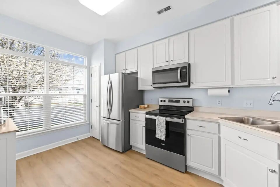 Bright and airy kitchen