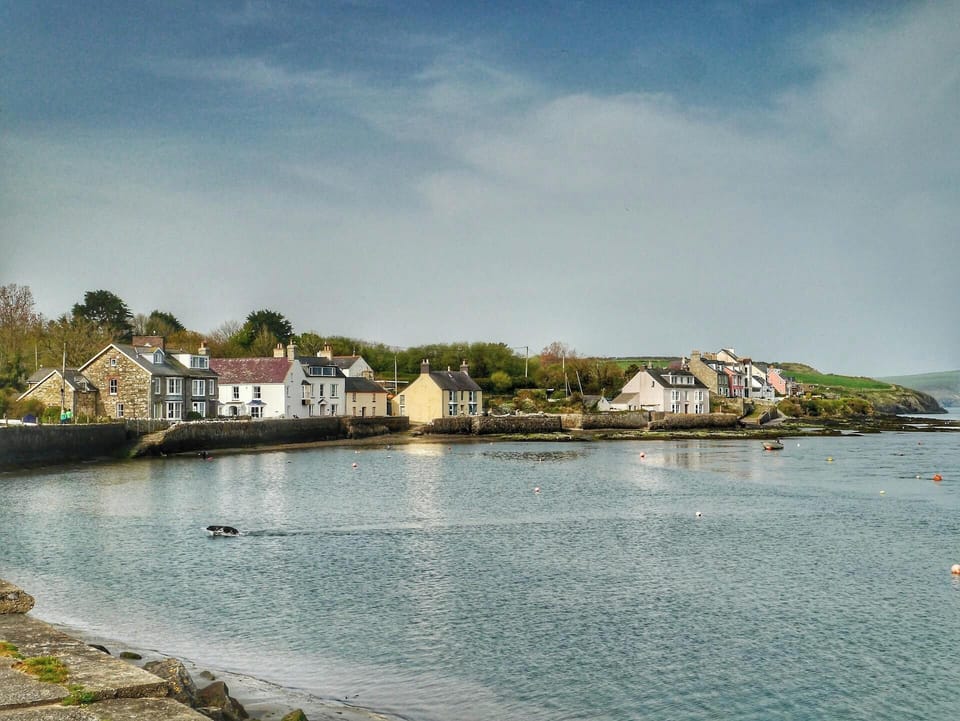 The Parrog, Newport with the tide fully in