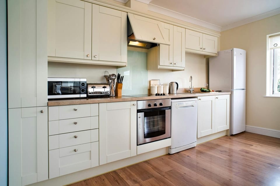 Kitchen with cooker