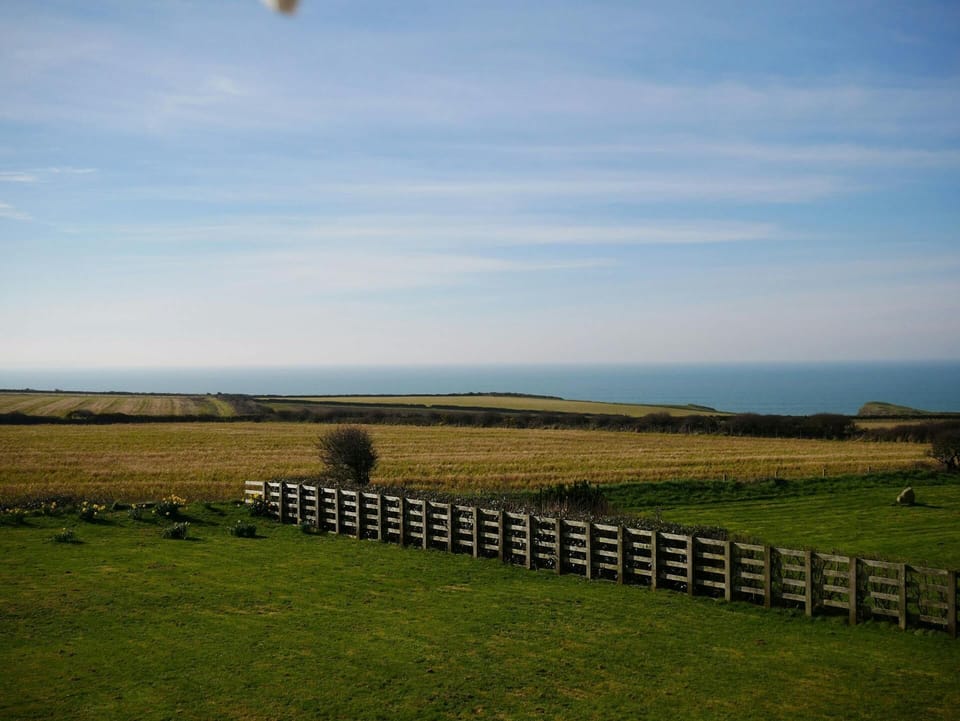 View across St Brides from the window