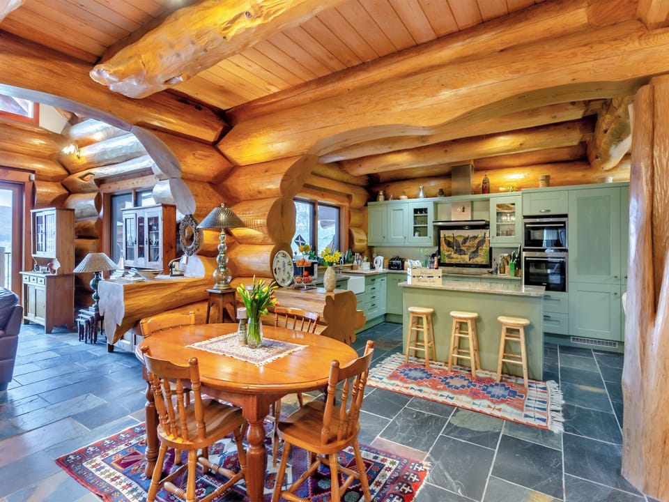 Kitchen area | Molalatau Lodge, Lairg