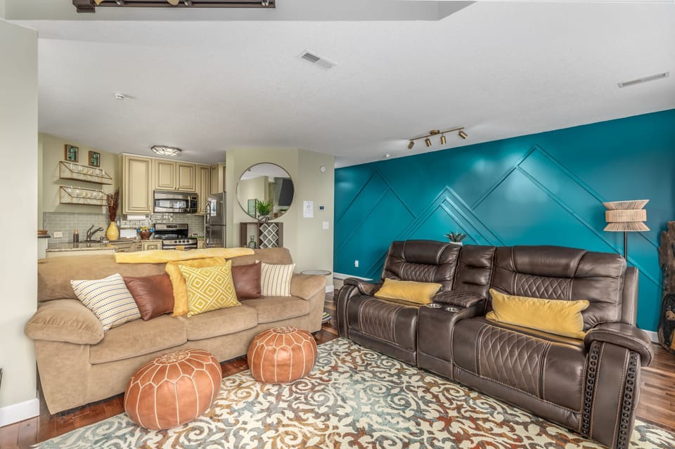 Cozy up together with plenty of space to relax after exploring the Smokies.
