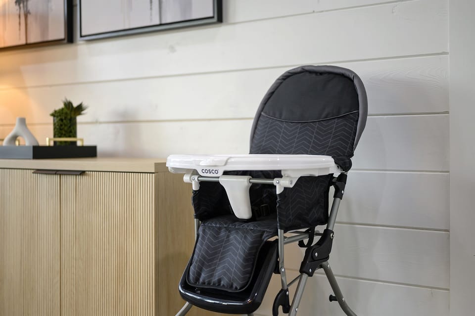 High chair provided, no need to bring your own!