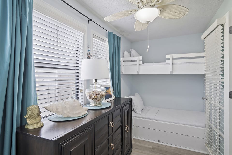 Twin over Twin Bunk Room Connects to the Master Bedroom