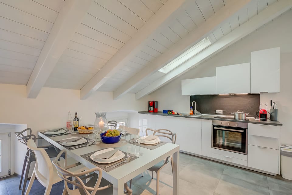 Kitchen and dining area