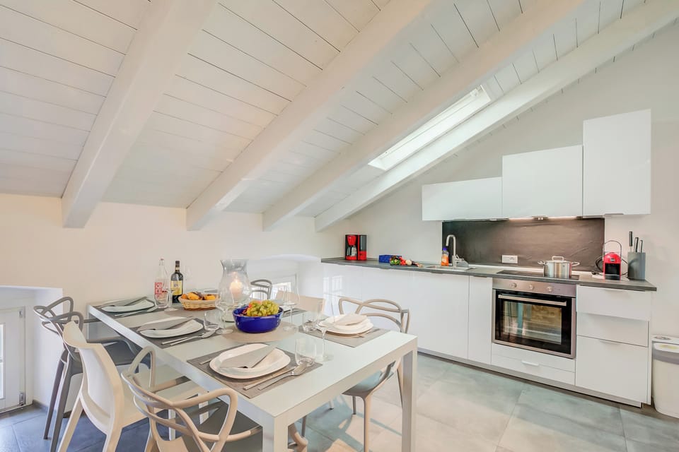 Kitchen and dining area