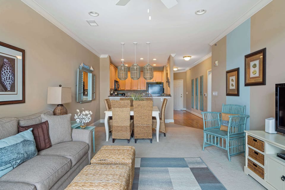 Condo, Multiple Beds, Balcony, Pool View (Grande at Canal Retreat) | Living area | 42-inch flat-screen TV with digital channels