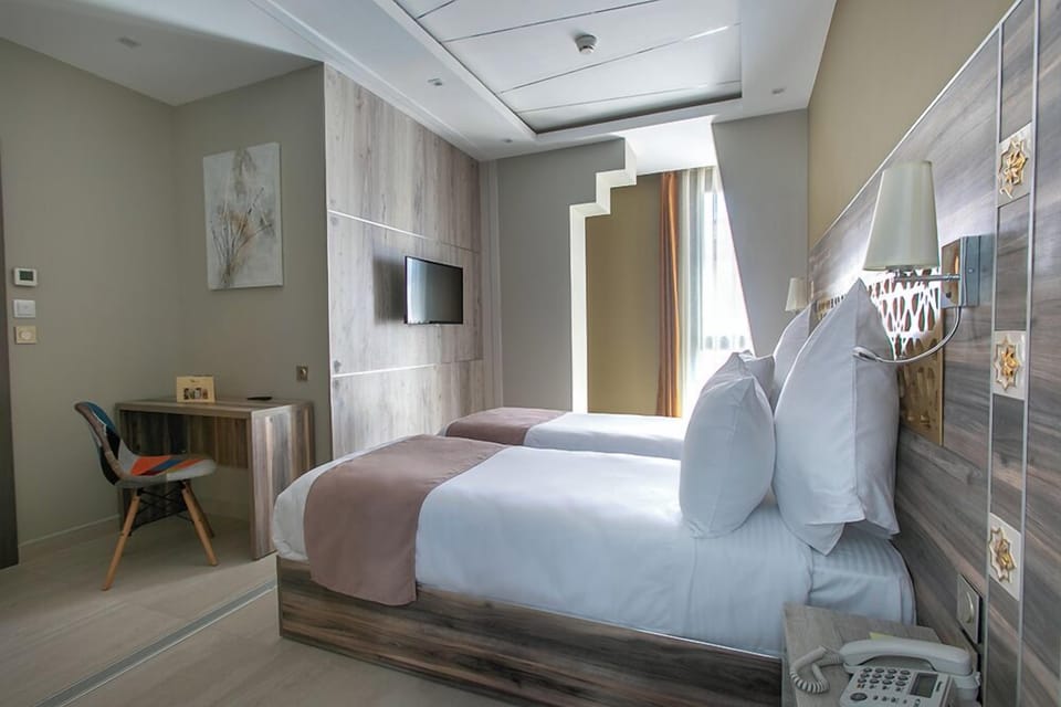 Double or Twin Room | Premium bedding, minibar, laptop workspace, WiFi (free)
