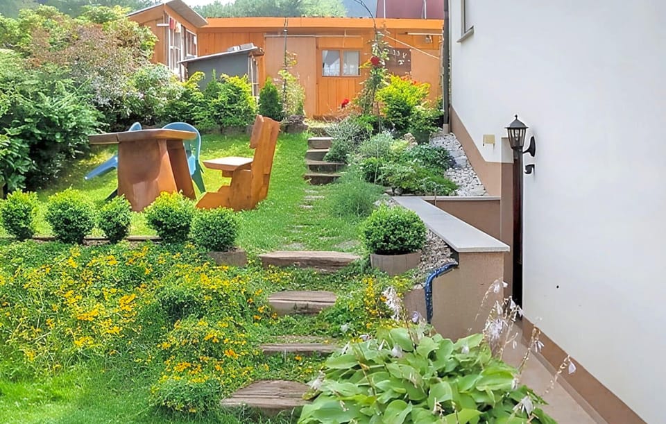 outside