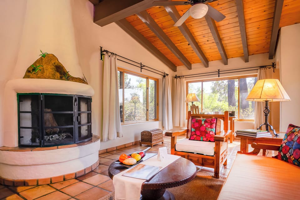 Studio Suite, 1 Bedroom, Fireplace, Garden View | Hypo-allergenic bedding, in-room safe, individually decorated