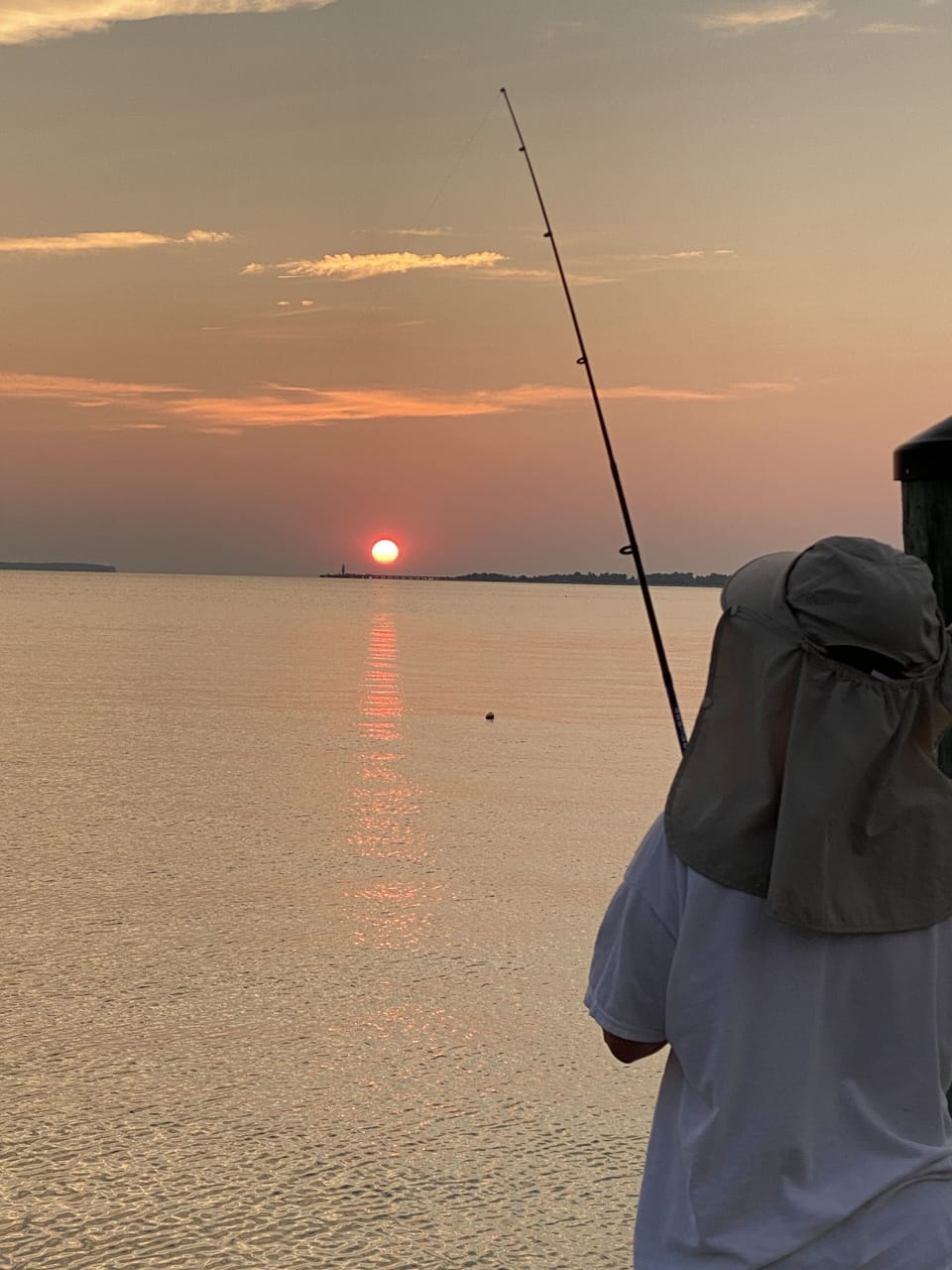 Fishing at Sunset