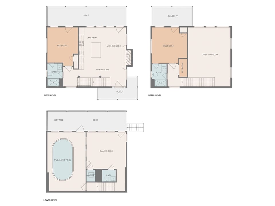 Floor plan of cabin